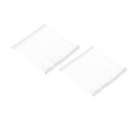 QUARKZMAN 2000pcs 100mm Navetes Púas para Precio Etiquetado Pistola Estándar Fijación Etiqueta Tag Gun Precio Alfileres Pasadores Sujetadores para Precio Regalo Ropa Bolso, Blanco