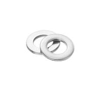 QUARKZMAN 200pcs Arandelas Planas M5, Acero Inoxidable 304 5.3 Mm Diámetro Interno X 10 Mm Diámetro Externo X 1 Mm Grosor Para Tornillos, Reparaciones Fábricas, Cocinas, Tiendas Aire Libre