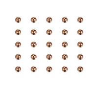 QUARKZMAN 200uds 2.5mm Precisión Sólido Cobre Rodamiento Bolas para Rodamientos Válvulas Decoración