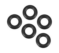 QUARKZMAN 20mm x 10mm x 5mm Nitrilo Goma Juntas Tóricas x 5uds Redondo Junta Arandela para Grifo Plomería Reparación Sellado Conexión [Negro]
