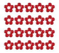 QUARKZMAN 20Pc Bottoni A Fiore Con Anello, 15mm Bottoni In Resina Per Cucito Decorativi Per Abbigliamento Camicie Gonne Vestiti Decorazioni se DIY Artigianato,