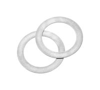 QUARKZMAN 20Pcs Arandelas Planas de Acero Inoxidable 304, M25x35x0.5mm Espaciadores Planos Ultrafinos, Sujetadores de Anillo Plano para Pernos y Tornillos, Reparación Electrónica, Automoción