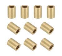QUARKZMAN 20Pcs Cojinetes de Manguitos, 3mm ID x 5mm OD x 7mm Longitud, Casquillos Autolubricantes de Bronce Sinterizado