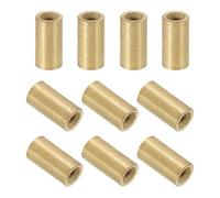 QUARKZMAN 20Pcs Cojinetes de Manguitos, 4mm ID x 6mm OD x 12mm Longitud, Casquillos Autolubricantes de Bronce Sinterizado