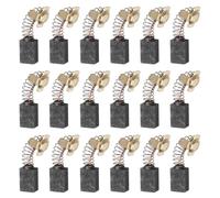 QUARKZMAN 20pcs Escobillas de Carbón Kit 15x7x11mm Cepillo de Carbono | Carbón Brushes, Herramienta Eléctrica, para Motor, Repuesto para Reparación, Taladros Percutores Sierras Crculares