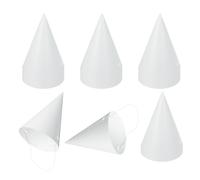QUARKZMAN 20Pcs Gorros Mini De Cumpleaños, Gorros De Fiesta De Papel Coloridos, De Cono Ajustables Decoraciones De Cumpleaños Para Animales De Peluche Fiestas De Adultos Para Plata Gris
