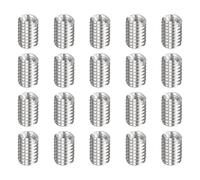 QUARKZMAN 20Pcs Insertos Para Reparación De Rosca M4 X 0.7 Macho A M2 X 0.4 Hembra 6Mm De Largo Tuercas Reductoras Métricas De Acero Inoxidable Manguitos Autoperforantes Herrajes