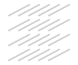 QUARKZMAN 20Pcs M3 x 60mm 304 Acero Inoxidable Pasador Cilíndrico, Pasador De Soporte Para Estantería Pasador Paralelo Sujeto Para Fabricación Mecánica, Industria, Plateado