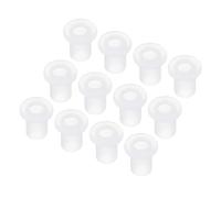 QUARKZMAN 20Pcs Ojales de Goma Cónicos en Forma de T Dia 5mm ID 3mm H 8.5mm Sello Transparente Protección Pasacables Flexible para Tubo de Cable