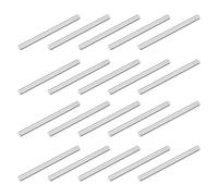 QUARKZMAN 20Pcs Pasador Cilíndrico M3 x 40mm Acero Inoxidable 304, Pasador De Soporte Para Estantes, Pasador Paralelo Para Fabricación Mecánica, Industria, Plateado