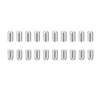 QUARKZMAN 20Pcs Pasadores Espiga 6mm x 12mm, 304 304 Acero Inoxidable Pasador Cilíndrico de Cabeza Redonda, Soporte de Ubicación para Estante, Armarios, Muebles, GB831, Plateado
