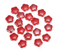 QUARKZMAN 20Pcs Perline A In Ceramica, 15mm Perline Spaziatrici In Porcellana Smaltata Kit Per Creazioni F Da Te Bracciali Orecchini Collane Creazione Di Gioielli,