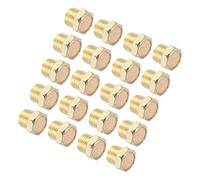 QUARKZMAN 20PCS Silenciador Neumático De Escape 1/4" NPT Macho Silenciador De Bronce Sinterizado Accesorios Para Línea De Aire Para Herramientas Neumáticas Y Maquinaria Industrial