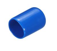 QUARKZMAN 20Pcs Tapones de Goma de 14mm de Diámetro Interior para Tubos Redondos de Vinilo PVC, Cubierta de Tornillo Protectora de Rosca Azul