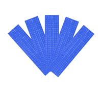 QUARKZMAN 2360 Piezas de Azulejos de Espejo Cuadrados de Vidrio en Mosaico de 5 x 5 mm con Adhesivo Autoadhesivo para Hacer Manualidades de Bolas de Discoteca Color Azul