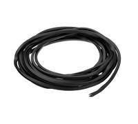 QUARKZMAN 24.9 Pies Borde En Forma De U Ajustable Para 1/8 De Pulgada Protector Flexible De Borde Para Muebles Adhesivo TPE Para Gabinetes Encimeras Estantes Mesas Madera Negro