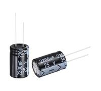 QUARKZMAN 24 Piezas Condensador Electrolítico De 2200uF 25V 13x20mm Para TV