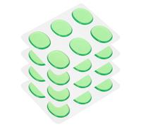 QUARKZMAN 24 Piezas de Amortiguadores de Tambor Almohadillas de Gel de Silicona Silenciadores de Tambor Moon Gels Verde 30x25x3mm para Tambores y Platillos Control de Tono