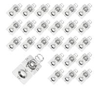 QUARKZMAN 24 Set Molla Di Contatto per Batteria AA In Lamiera Nichelata, 12 mm x 12 mm Molla Di Conversione Da Positivo A Negativo Sostituzioni per Montaggio Su PCB E Portabatterie