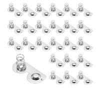 QUARKZMAN 24Pcs Placa De Niquelado De Resorte De Contacto para Baterías AA, 26.5 Mm X 12 Mm Resorte De Conversión De Negativo A Positivo para Montaje En PCB Y Soporte De Baterías