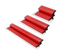 QUARKZMAN 25/40/80cm Espátula para Alisar Paneles de Yeso, Juego de Espátulas Planas con Mango en Z para Papel Pintado, Herramienta de Construcción para Decoración de Paredes con Amplia Área