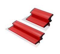 QUARKZMAN 25/40cm Espátula para Alisar Paneles de Yeso, Juego de Espátulas Planas con Mango en Z para Papel Pintado, Herramienta de Construcción para Decoración de Paredes con Amplia Área