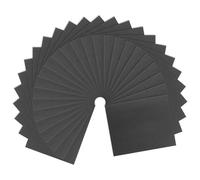 QUARKZMAN 25 Láminas De Lija De Carburo De Silicio 320 Grit 9 X 11 Pulgadas Con Respaldo De Papel Kraft Peso C Para Acabado En Madera