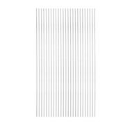 QUARKZMAN 25 piezas de Brochetas de Metal 29cm x 1.6mm Palitos Redondos de Acero Inoxidable Reutilizables para Barbacoa al Aire Libre Parrilla para Asar Carne Camarones Frutas Verduras