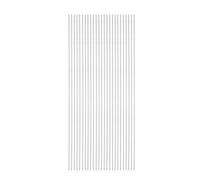 QUARKZMAN 25 piezas de Brochetas de Metal 30cm x 1.3mm Palitos Redondos de Acero Inoxidable Reutilizables para Barbacoa al Aire Libre Parrilla de Barbacoa para Carne Camarones