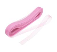 QUARKZMAN 25 Yardas De Trenza Rígida De Crin De Caballo De 1 Pulgada De Ancho Para Costura De Ballenas De Poliéster Vestido De Novia Vestido De Baile Accesorios De Vestido Formal, Rosa Mate