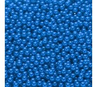 QUARKZMAN 2500 Piezas de Perlas Falsas para Manualidades, 6mm sin Agujero Perlas Redondas de ABS para Rellenar Jarrones, Fabricación de Joyas, Relleno de Jarrones, Azul Profundo