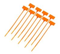 QUARKZMAN 250pcs Bridas de Cables de Nylon, Nylon Bridas de Cables con Etiquetas Abrazaderas Plástico para Cableado Soporte de Base de Atar para Gestión de Cables, 3mm x 15cm(A*L), Naranja