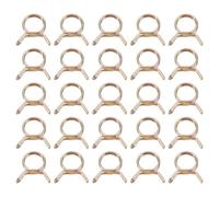 QUARKZMAN 25Pcs Abrazaderas de Manguera de Resorte de Doble Alambre Diámetro Interno 16mm, Tamaño de 16-18mm Pinzas de Tubería de Agua, Clips de Manguera, Sujetador de Abrazaderas de Tubo