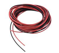 QUARKZMAN 26 Calibre PVC Cable de Conexión Flexible 3 metros 26AWG Alambre Eléctrico Flexible UL1007 de Cobre Estañado Trenzado En Negro Y Rojo de 1.5mm Diámetro