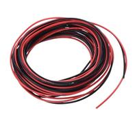 QUARKZMAN 28 Calibre PVC Cable de Conexión Flexible 3 metros 28AWG Alambre Eléctrico Flexible UL1007 de Cobre Estañado Negro Y Rojo 1mm Diámetro para Aviones Modelo Conexiones Internas