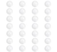 QUARKZMAN 28 Piezas Bolas de Cerámica de 3.175mm 1/8" de Diámetro de Óxido de Zirconio ZrO2, Bolas de Precisión G10, Blancas