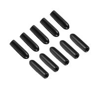 QUARKZMAN 2mm Tornillo Rosca Protectores x 50uds Flexible Impermeable Goma Extremo Tapas para Muebles y Cocina e Industria, Negro