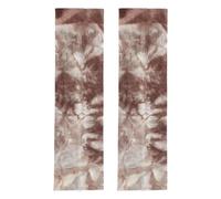 QUARKZMAN 2Pc Fascia A Nodo Tie Dye Elastica Per Capelli Fascia Da Tennis A Nodo Fascia Antiscivolo Per Donne Uomini Palestra Corsa Yoga Sport Viaggio Marrone