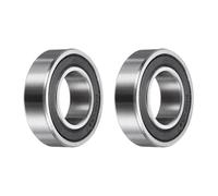 QUARKZMAN 2Pcs 224212-2RS Rodamientos De Bolas 22x42x12mm IDxODxGrosor | Rodamientos De Acero Cromado Con Doble Sello De Goma No Estándar