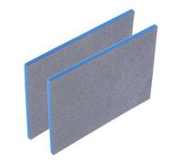 QUARKZMAN 2pcs Bloque de Esponja de Lijado, Esponja de Lijado de 800-1000 Grit 140mm x 114mm x 5mm Bloque de Espuma Suave en Húmedo y Seco Lija de Mano para Modelos Metal Madera