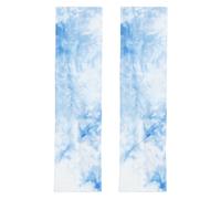 QUARKZMAN 2Pcs Fascia Per Capelli A Tinta Unita, Fascia Elastica Atletica Per Capelli A Nodo Tennis Fascia Antiscivolo Per Donne Uomini Palestra Corsa Yoga Sport, Allenamento Viaggio,