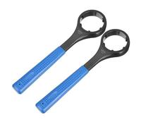 QUARKZMAN 2pcs Llave ER40UM Tipo O para Pinza de Collarín Llave Integral 40CrV con Mango Antideslizante para Tuercas de Sujeción Herramientas para Torno y Fresadora