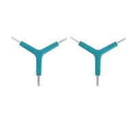 QUARKZMAN 2Pcs Llave Hexagonal en Forma de Y de 3 Vías para Bicicleta 3/4/5mm Todo en Uno Multi Llave de Torsión Portátil para Herramientas de Reparación de Bicicletas Azul
