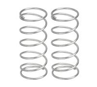 QUARKZMAN 2pcs Muelle de Compresión, Resortes de Compresión de Acero Inoxidable 304 Extensión Resorte Comprimido Helicoidal Resortes de Presión de Bolígrafo, 0.8 * 11 * 30mm (Diá*OD*L)