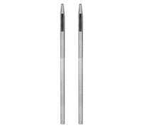 QUARKZMAN 2Pcs Punzón Hueco para Cuero de 1.5mm Herramienta de Perforación Redonda para Cinturón de Cuero Cortador de Cuero de Acero al Carbono Punzón