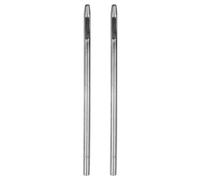 QUARKZMAN 2Pcs Punzón Hueco para Cuero de 1.8mm Herramienta de Perforación Redonda para Cinturón Punzón de Acero al Carbono Individual para Cortar Cuero Artesanal de Papel