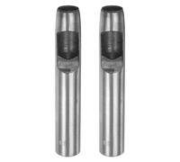 QUARKZMAN 2Pcs Punzón Hueco para Cuero de 14mm Herramienta de Perforación Redonda para Cinturón de Acero al Carbono Punzón Individual para Cortar Cuero Artesanal de Papel