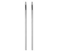 QUARKZMAN 2Pcs Punzón Hueco para Cuero de 1mm Herramienta de Perforación Redonda para Cinturón de Acero al Carbono Punzón Individual para Cortar Cuero Artesanal de Papel
