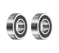 QUARKZMAN 2pcs Rodamientos De Bolas 12268-2RS 12X26X8mm IDxODxGrosor | Rodamientos De Acero Cromado Con Doble Sello De Goma No Estándar Para Maquinaria
