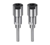 QUARKZMAN 2pcs Router Collet Extension Rod Converter Adapter 6mm to 6mm for CNC Engraving Machine Woodworking Milling Bit